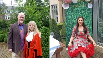 Lord Mayor enjoys visit to Fleming Court Care Home
